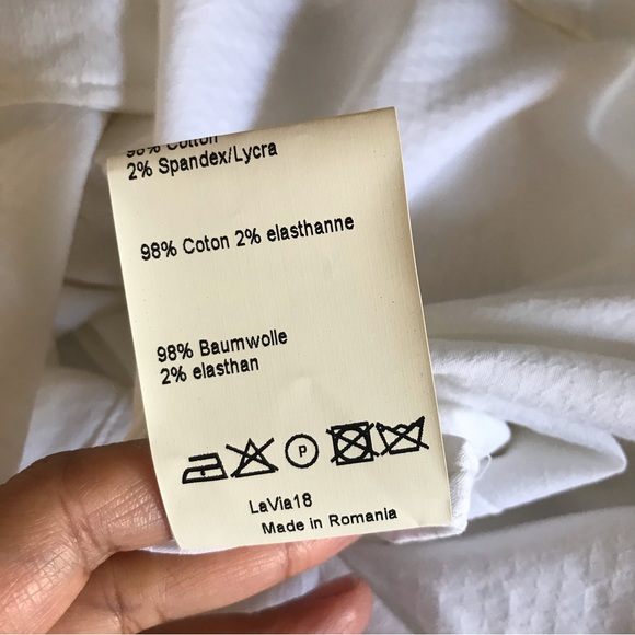 LAVIA embellished button front blouse size 42 -38 chest - Picture 7 of 9